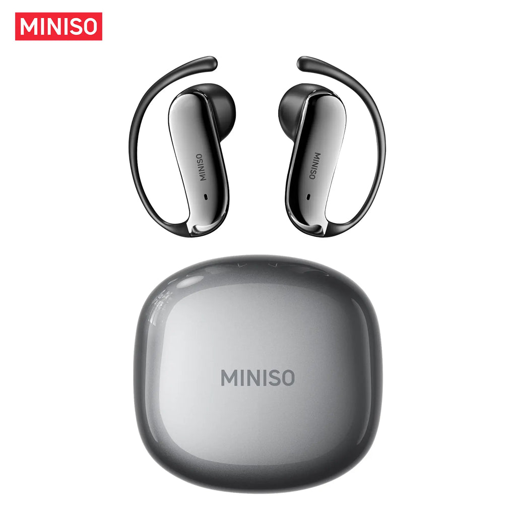 MINISO MS218 OWS - Bluetooth Earphones (6.0), IPX5 Waterproof, Comes with Charging Case, Built-In Microphone. NC Noise Cancellation, Comfortable Fit, Excellent Sound Quality. Three-Month Warranty! Suitable for Office Work, Sports, Study, and Voice Calls.